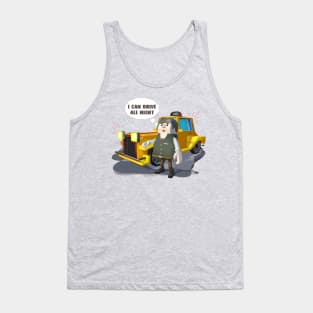 I can drive all night, Taxi driver Jack Tank Top